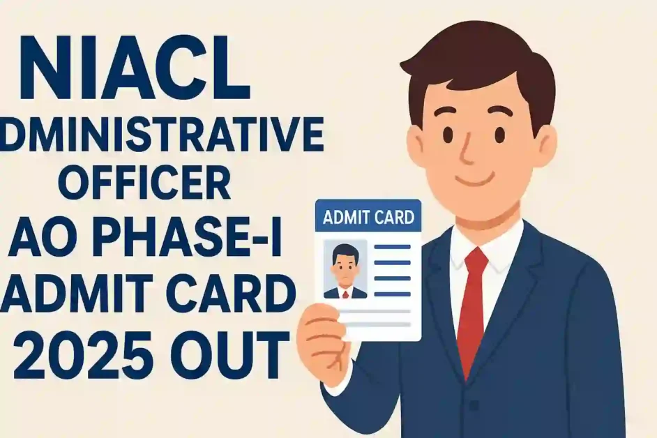 New India Assurance NIACL AO Phase I Admit Card