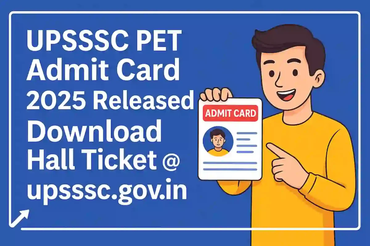 UPSSSC PET 2025 Admit Card Link