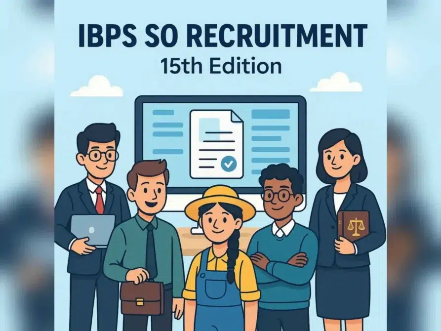 IBPS CRP SPL XV SO Vacancy 2025 Online Correction