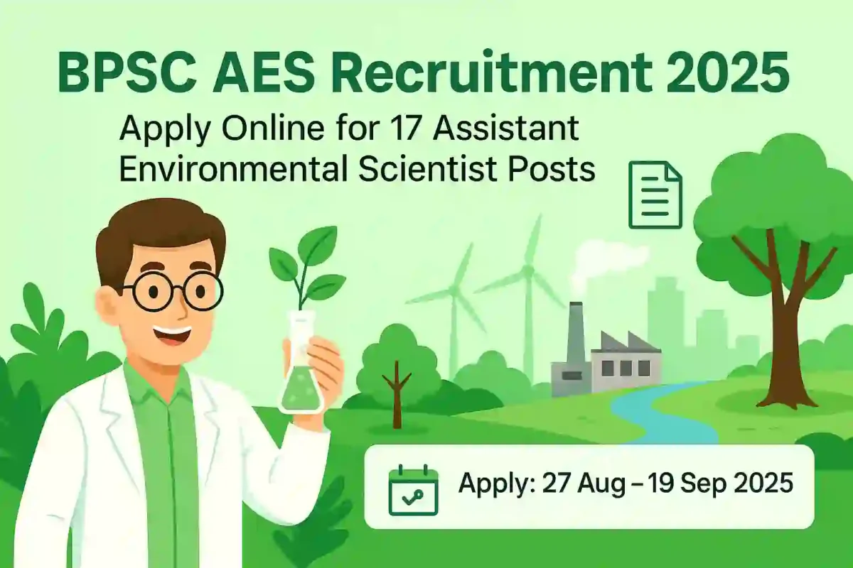 Bihar BPSC AES Recruitment 2025 – 17 Posts