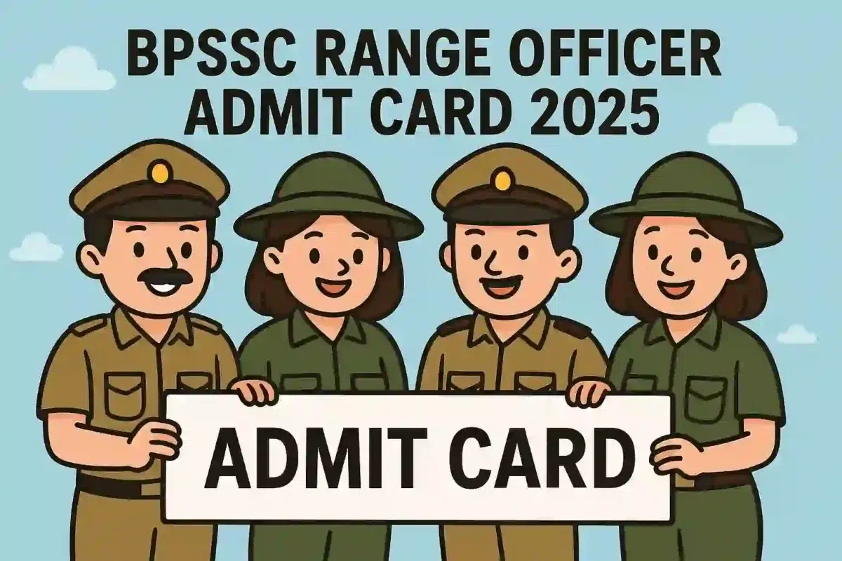 BPSSC Bihar Police Forest Range Officer Admit Card 2025