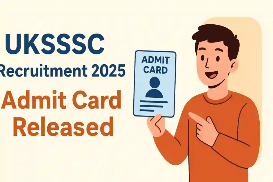 UKSSSC VDO, Patwari, Lekhpal Vacancy 2025