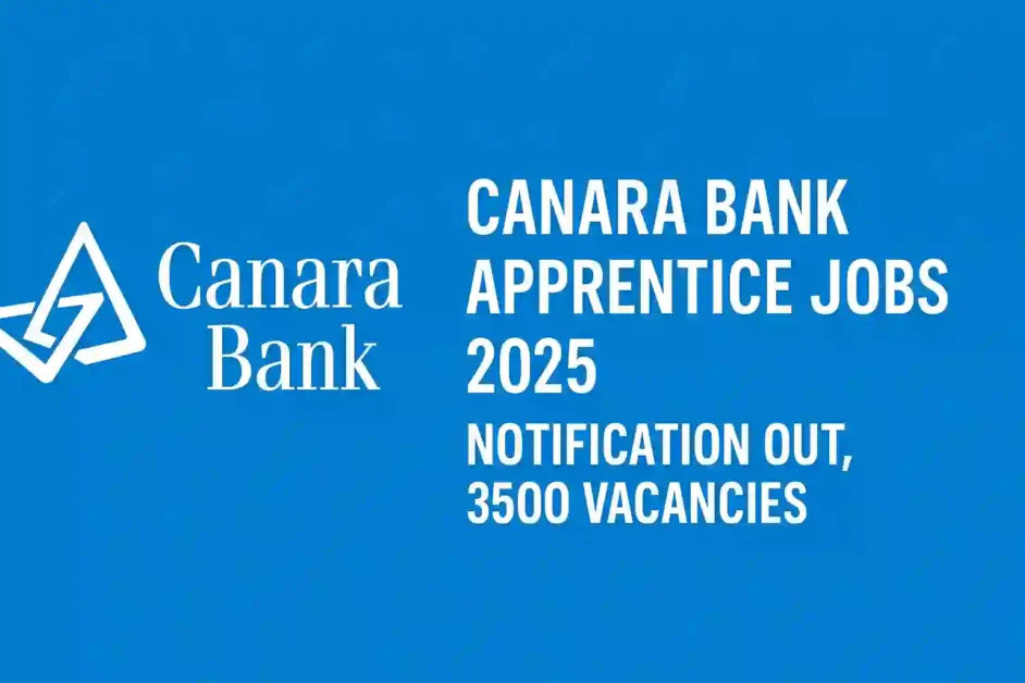 Canara Bank Apprentice Recruitment 2025