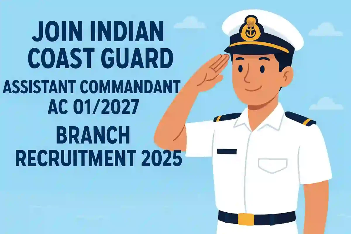 Indian Coast Guard AC 01/2027 Exam City 2025