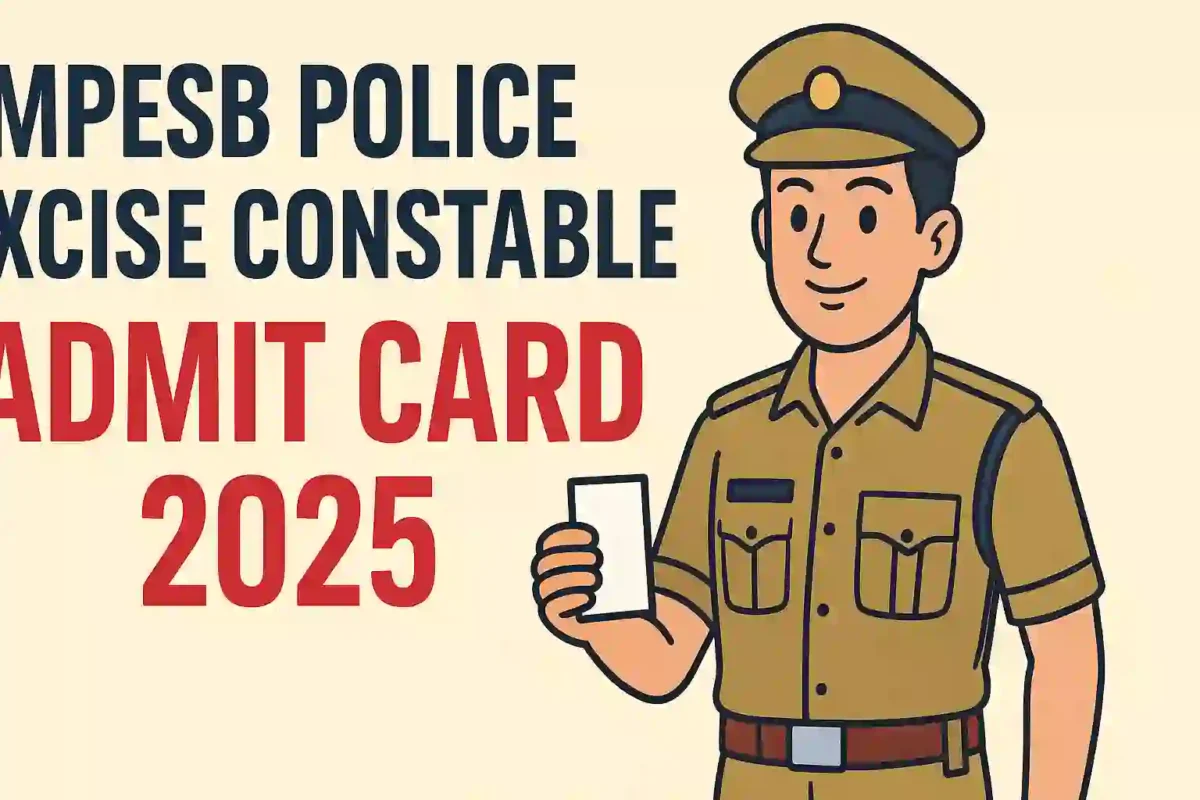MPESB Police Excise Constable Admit Card 2025