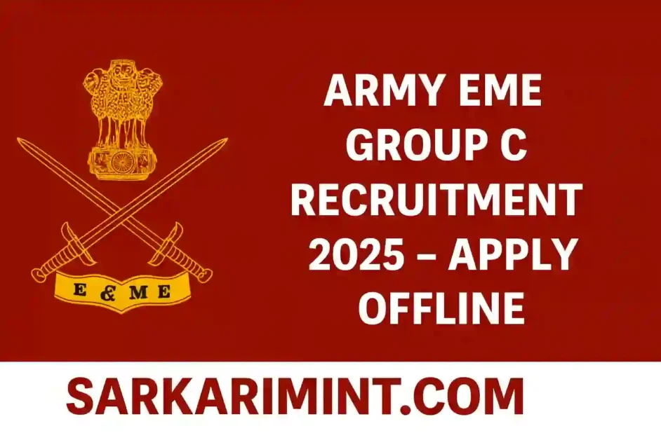 Army EME Group C Recruitment 2025